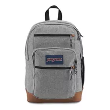 Mochila Jansport Cool Student 34l Escolar Porta Notebook Color Grey Letterman Poly