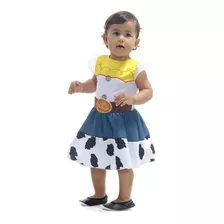 Fantasia Vestido Body Jessie Baby Cowgirl Bebê Toy Story