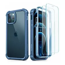 Mobosi Compatible Con iPhone 12 Case/iPhone 12 Pro Case, Con