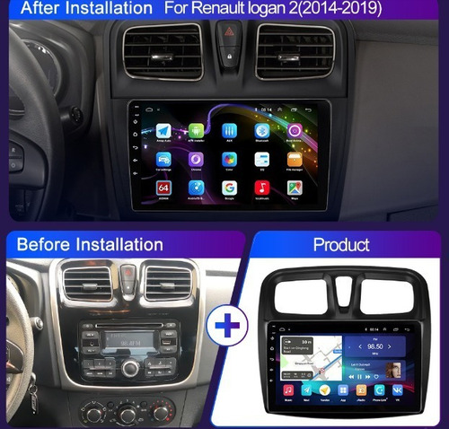 Radio Renault Sandero Logan 2+32gig Ips Carplay Android Auto Foto 4