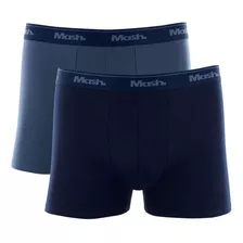 Kit Cueca Boxer Mash 2 Peças Masculina Algodão Elástico