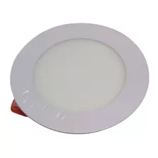 Panel Led Circular Para Empotrar 6w Luz Blanca