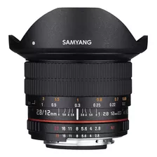 Lente Samyang De 12 Mm F2.8 Para Camara Canon Eos Ef Dslr