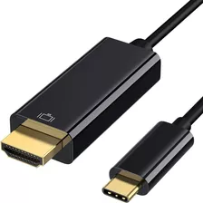 Cable Adaptador De Usb-c (tipo C) A Hdmi 4k De 1.8 Metros