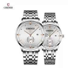 Reloj Chenxi Fashion Calendar Para Pareja, 2 Piezas