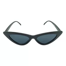 Oculos De Sol Feminino Formato Gatinho Retro Vintage Preto