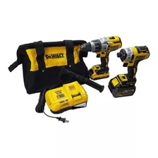 Combo Taladro Perc. 60v + Atornillador De Impacto 20v Dewalt