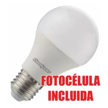 Lampara C/fotocelula 9w 6000k Luz Calida