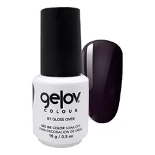 Gelov Negro Intenso Raven 128 Gel Para Uñas 15g Gloss Over