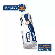 Saco De Lixo 100 Litros Branco Doméstico Rolo De 10 Uni