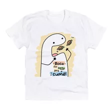 Camiseta Infantil Flork Menino Menina Comida Humor Diversão 