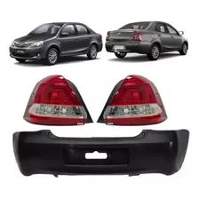 Paragolpe Trasero Etios 2017 2018 2019 20 21 Baul C / Faros 