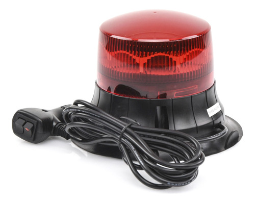 Burbuja Led Giratoria Color Rojo, 9 Leds  Mod. Xm1535r Epcom Foto 4