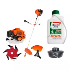 Roçadeira A Gasolina 63cc + Óleo Stihl 2 Tempos 500ml-8017h