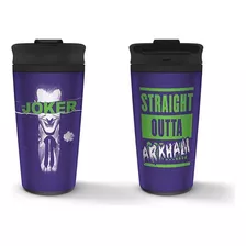 The Joker - Straight Outta Arkham - Vaso Termico Metalico