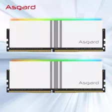 Kit Memorias Ram Ddr4 Asgard Valkyrie Blancas Rgb 16 Gb 3600