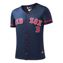 Mlb Original Jerse Hombre Boston Red Sox Azul Marino