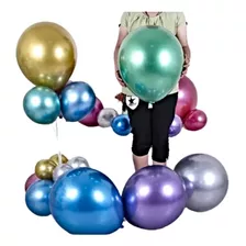 Globos Chrome Cromados Crome Brillantes X20 Uni 18¨pulgadas