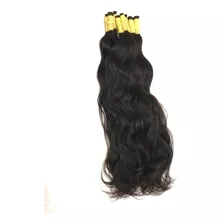 Cabelo Humano Natural Mega Ondulado 70/75 Cm - 100gr Cor Castanho