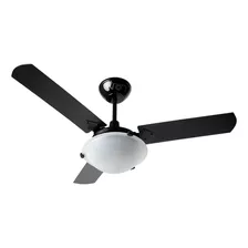 Ventilador De Teto Tron Citrino Preto 3 Pás 127v