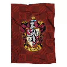 Manta Micropolar - 1.55 X 2 Metros - Gryffindor Harry Potter Color Rojo