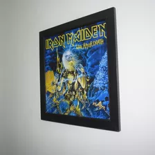 Quadro Iron Maiden Live After Death Capa Disco De Lp Vinil