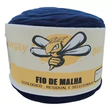 Fio De Malha Residual 1kg Artesanato Croche Trico Azul 99