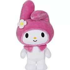 Peluche Diseño De Hello Kitty, Color Blanco-rosa De 9.5in