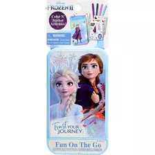 Frozen Ii Color Sticker Atividades Infantil Criança 