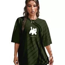 Blusa Oversized Cat Pixel Instagram Aesthetic Vintage Casual