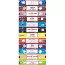 Conjunto De 12 Nag Champa Namaste Vibraciones Positivas...