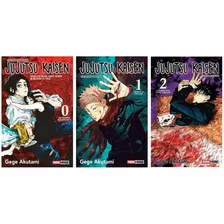 Pack Jujutsu Kaisen - Tomos #0, #1, #2 Panini Manga Nuevo