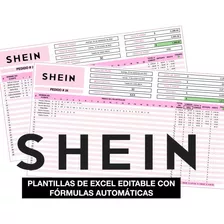 Shein Plantilla En Excel + Agenda Power Point Editables
