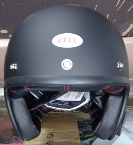 Casco Bell Custom 500 Certificado Vintage Caf Racer Jet Foto 6