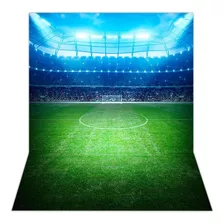 Fundo Fotográfico Futebol Cenário Tecido 1,50x2,20m Vertical