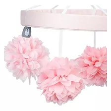Lambs & Ivy Signature Botanical Baby Pink Floral Musical - M