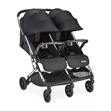 Joovy Kooper X2 Black Coche Gemelar Doble Compacto Ligero 