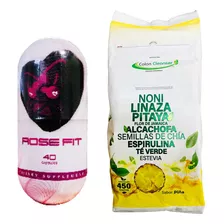 Pastillas Zx Rose + Fibra Colon Cleanser Sabor Piña