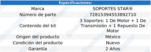 Rep Sop Motor+ Sop Motor/ Caja Wave L4 1.6l 05 Al 08 S. Star Foto 2