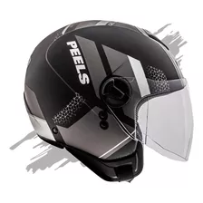 Capacete Aberto Peels Freeway Forever Preto Fosco Masculino