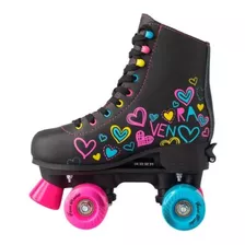 Patines Quads Mujer Talla 25 Cm A 27 Cm Sweet Rocket Pro