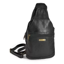 Bolsa Transversal Masculina De Couro Floater Viagem Passeio