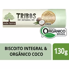 Mãe Terra Biscoito Integral Orgânico Coco Tribos Pacote 130g
