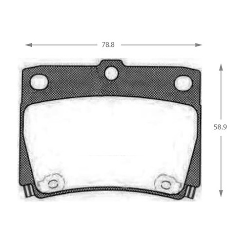 Pastilla Freno Tra Mitsubishi Pajero Montero Sport  3.0 2019 Foto 3