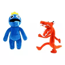 Pack 2 Peluches Rainbow Friends Roblox Blue/orange