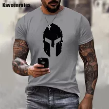 Playera 3d Con Estampado Gráfico Spartan Model 2023