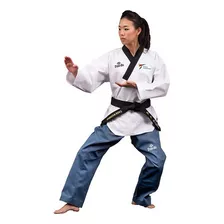 Dobok New Poomsae Daedo Teakwondo Feminino Aprovado Wt