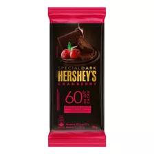 Chocolate Amargo 60% Cacau Cranberry Special Dark Hershey's Pacote 85 G