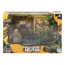 Jurassic Multikids Fun Base De Captura Militar Br1780