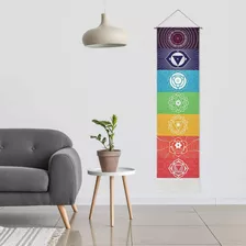 Minimalista Tapiz Chakras Pared Mandala Reiki Tipo Colgante